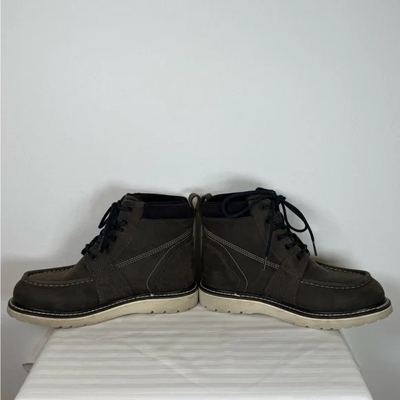 Ariat Rebar Wedge Moc Toe Waterproof Leather Work Boots Women’s Size 8B - Picture 12 of 12